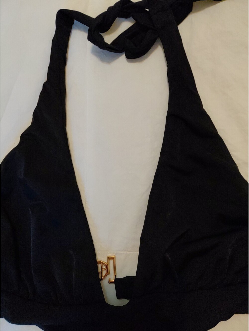 Beach Bunny 1 Piece Bathing Suit Black Siz M Excellent Condition #254 - Picture 4 of 8